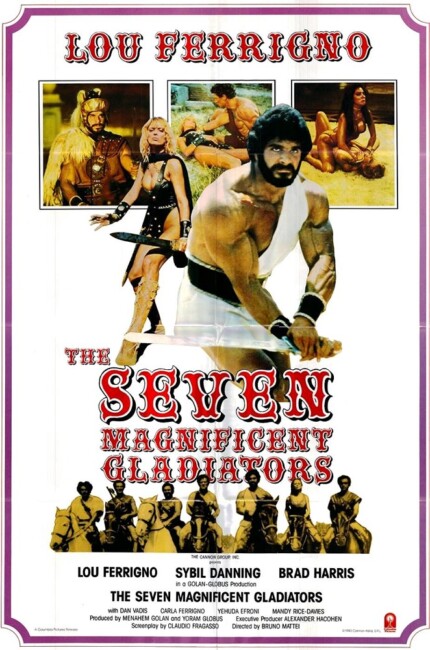 The Seven Magnificent Gladiators (1985) poster