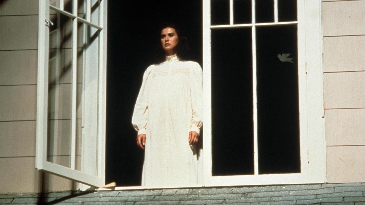 A pregnant Demi Moore in The Seventh Sign (1988)