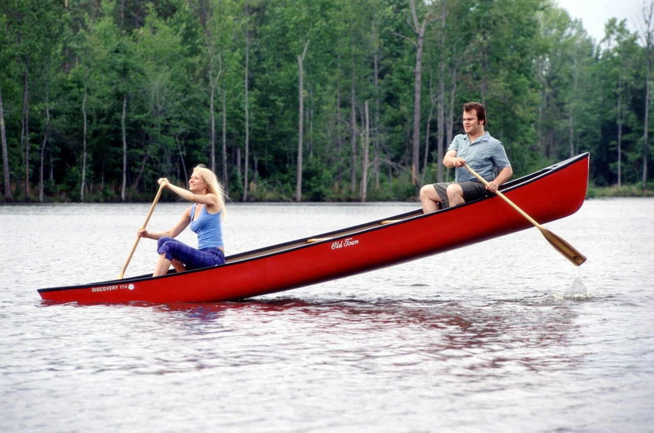 Gwyneth Paltrow and Jack Black in Shallow Hal (2001)