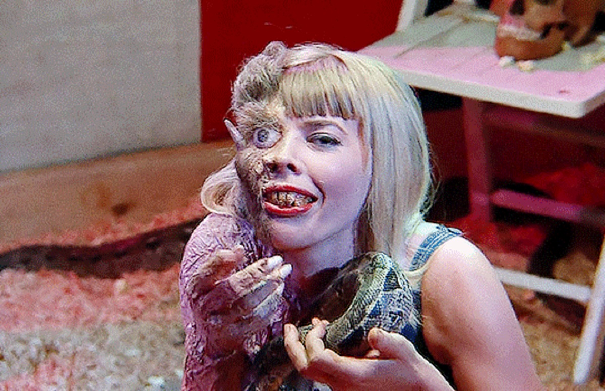 Claire Brennan as the She Freak (1967)