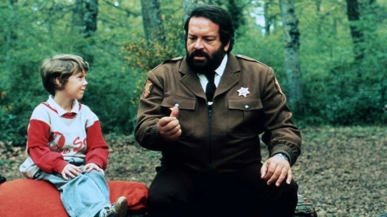 Cary Guffey and Bud Spencer in The Sheriff and the Satellite Kid (1979)