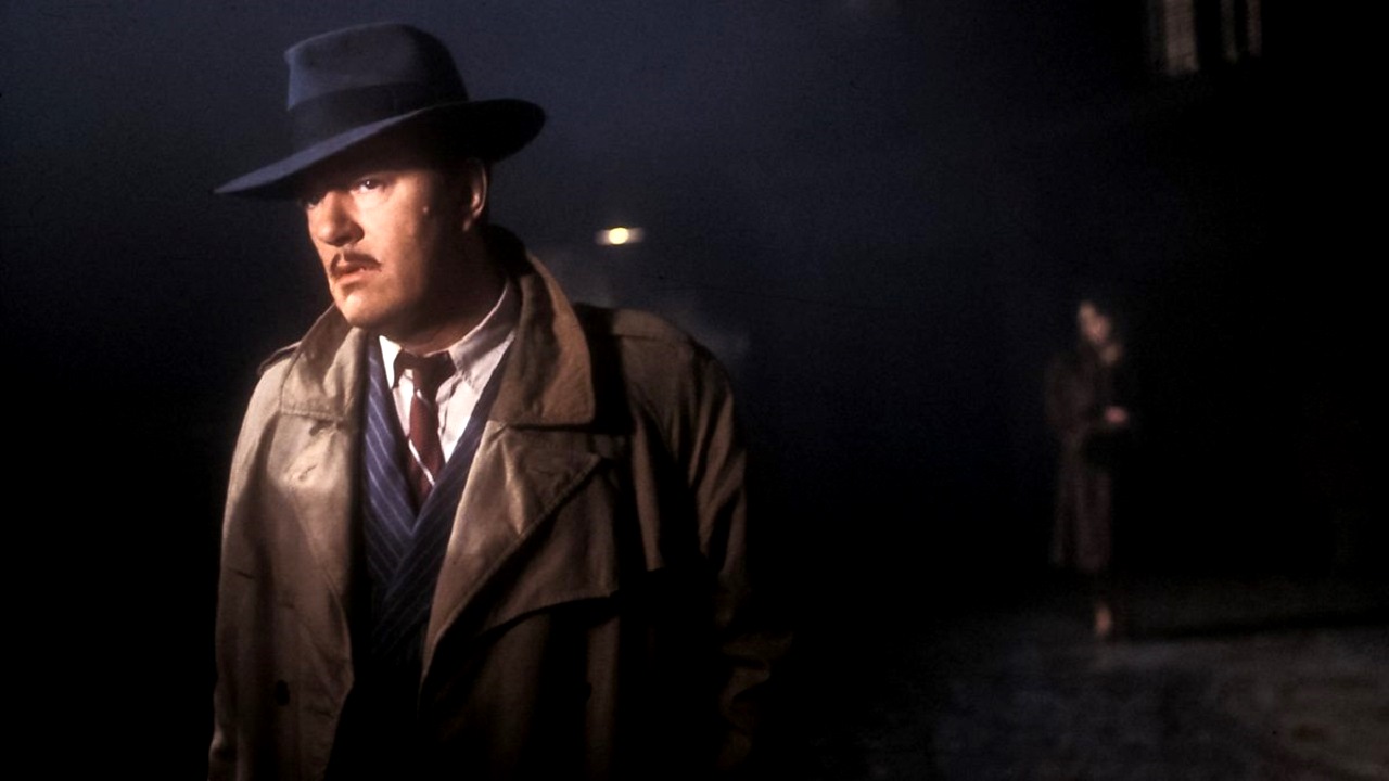Film noir daydreams - Michael Gambon as detective Philip Marlow in The Singing Detective (1986)