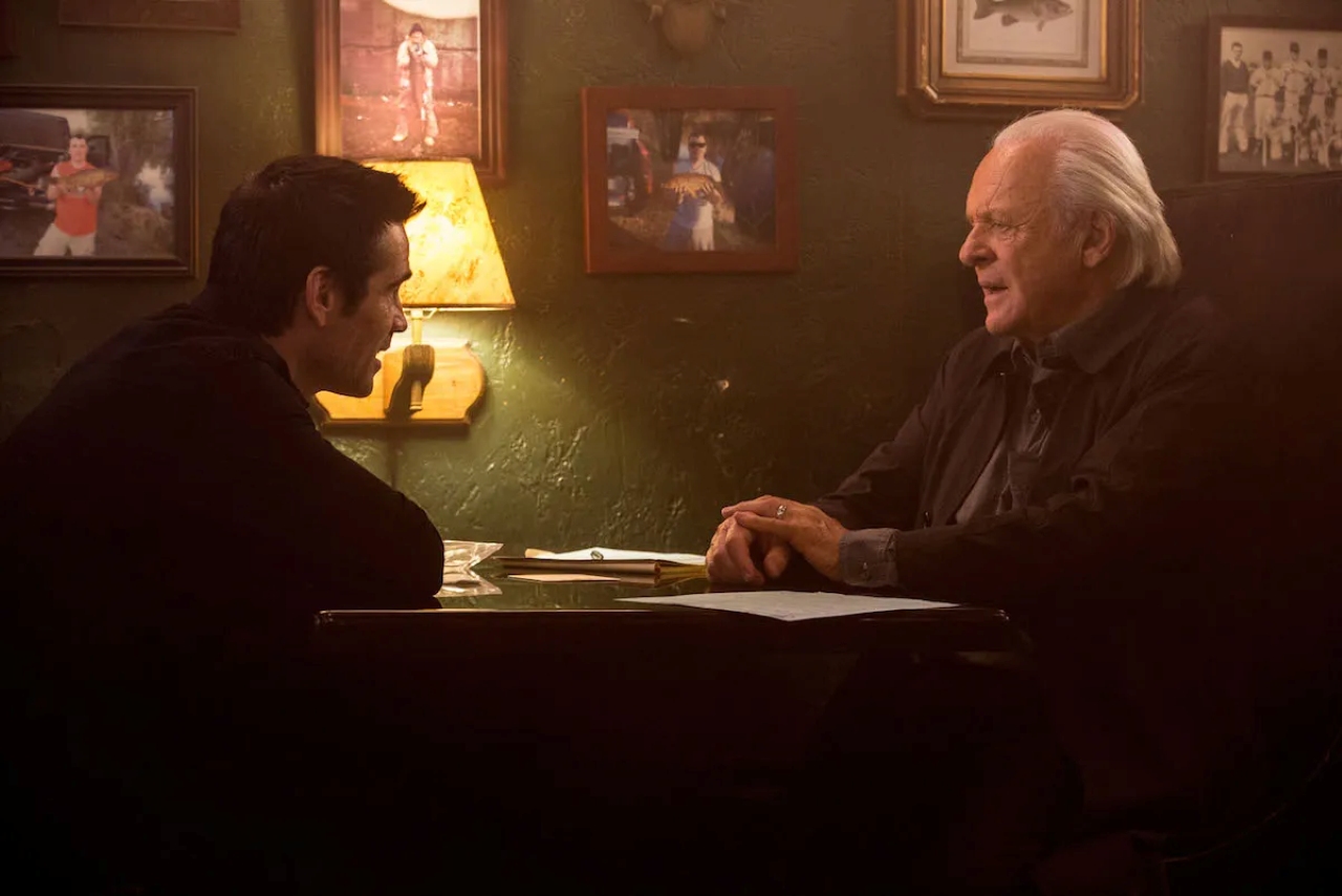 Colin Farrell and Anthony Hopkins in Solace (2015)