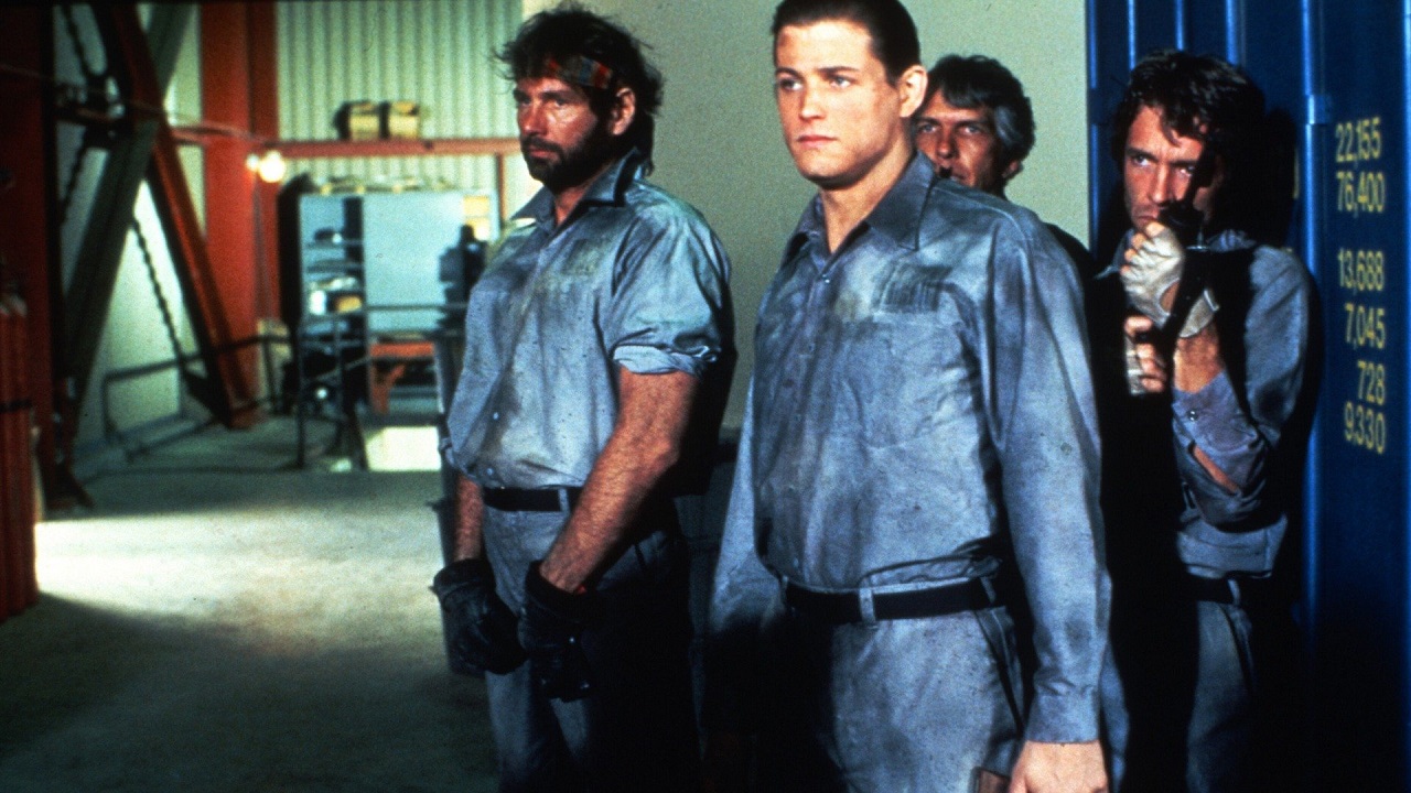 Michael Paré in Spacerage: Breakout on Prison Planet (1985)