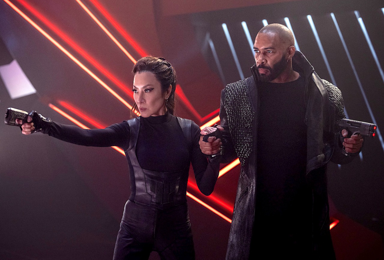 Philippa Georgiou (Michelle Yeoh) and Alok Sahar (Omari Hardwick) in Star Trek: Section 31 (2025) 1