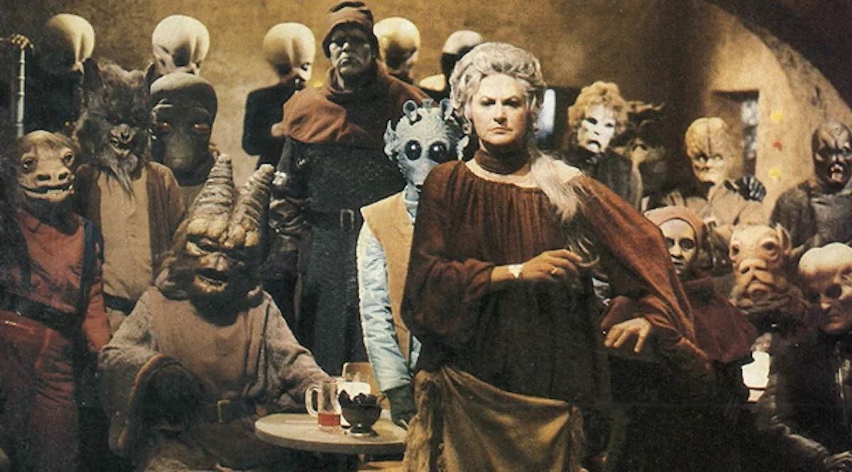 Bea Arthur as the owner of the Mos Eisley cantina in The Star Wars Holiday Special (1978)