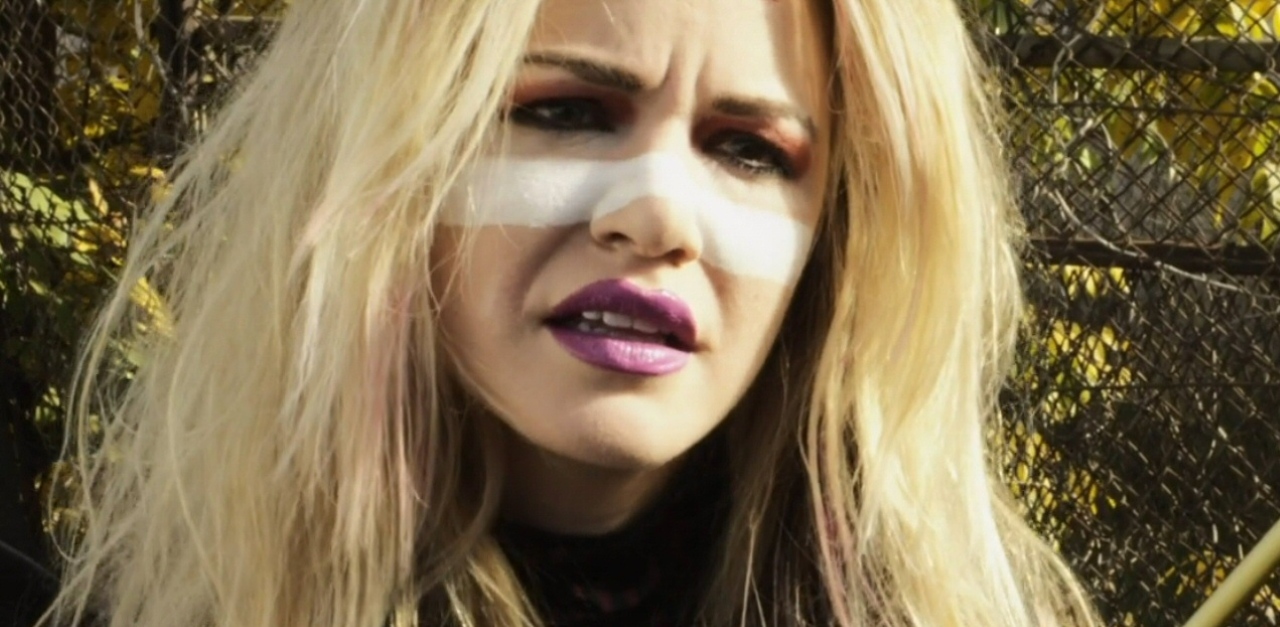 Hayden Wyatt in Steampunk Samurai Biker Chick (2012)
