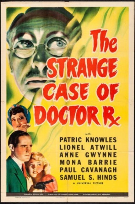 The Strange Case of Doctor Rx (1942) poster