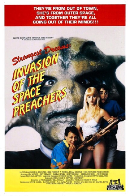 Strangest Dreams: Invasion of the Space Preachers (1990) poster