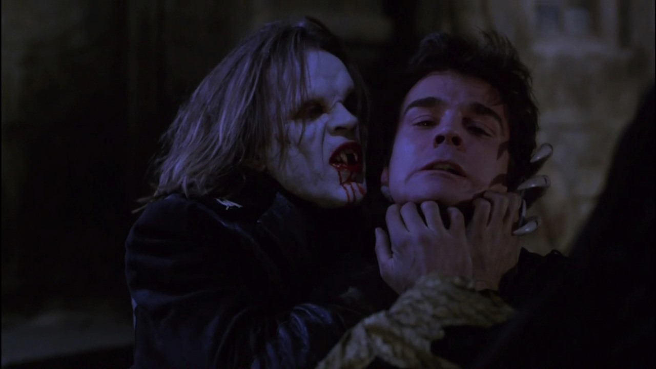 The vampire Radu (Anders Hove) and Michael Watson in Subspecies (1991)