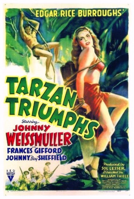 Tarzan Triumphs (1943) poster