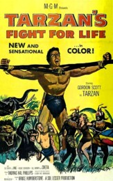 Tarzan's Fight for Life (1958) poster