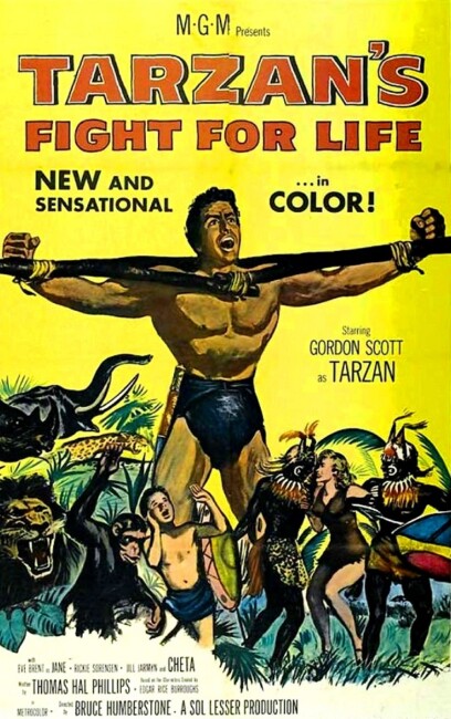Tarzan's Fight for Life (1958) poster