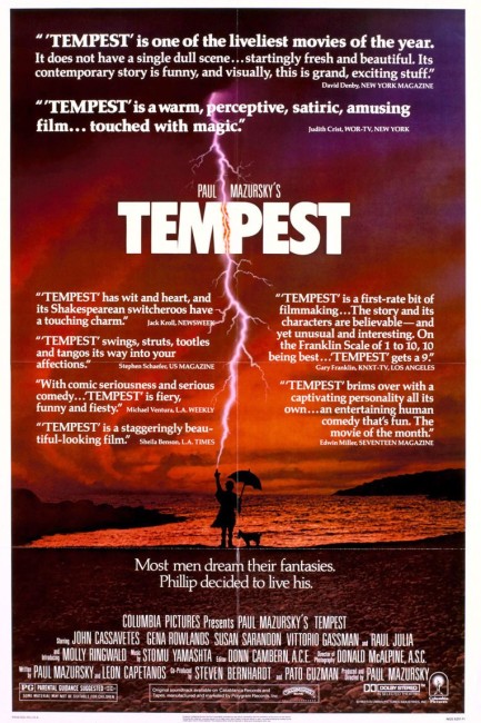 Tempest (1982) poster