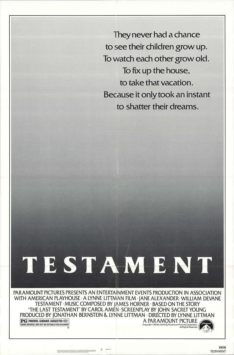 Testament (1983) poster