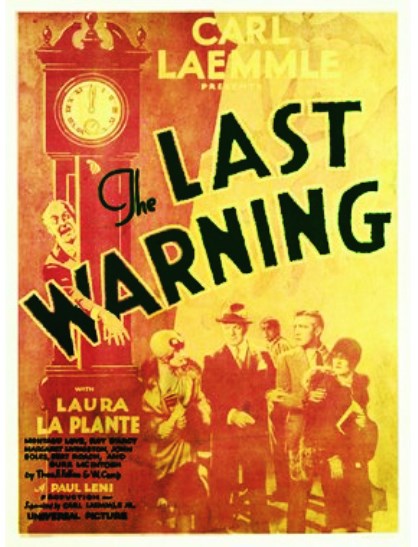 The Last Warning (1929) poster