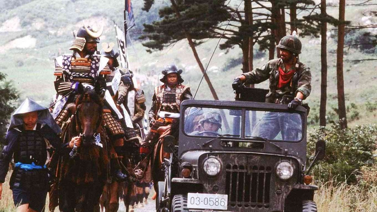 Modern soldiers vs samurai in Time Slip (1979)