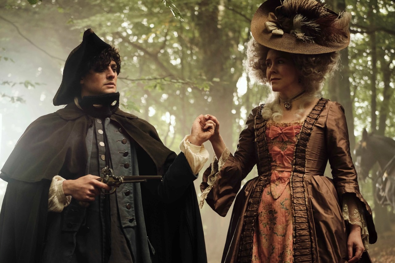 Alice Lowe and Aneurin Barnard in Timestalker (2024)