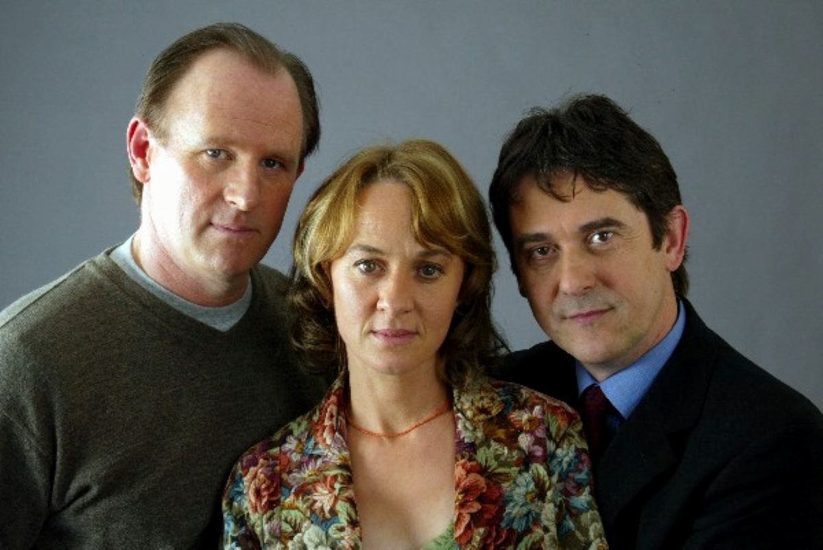 Peter Davison, Niamh Cusack, Adrian Lukis in Too Good to Be True (2003)