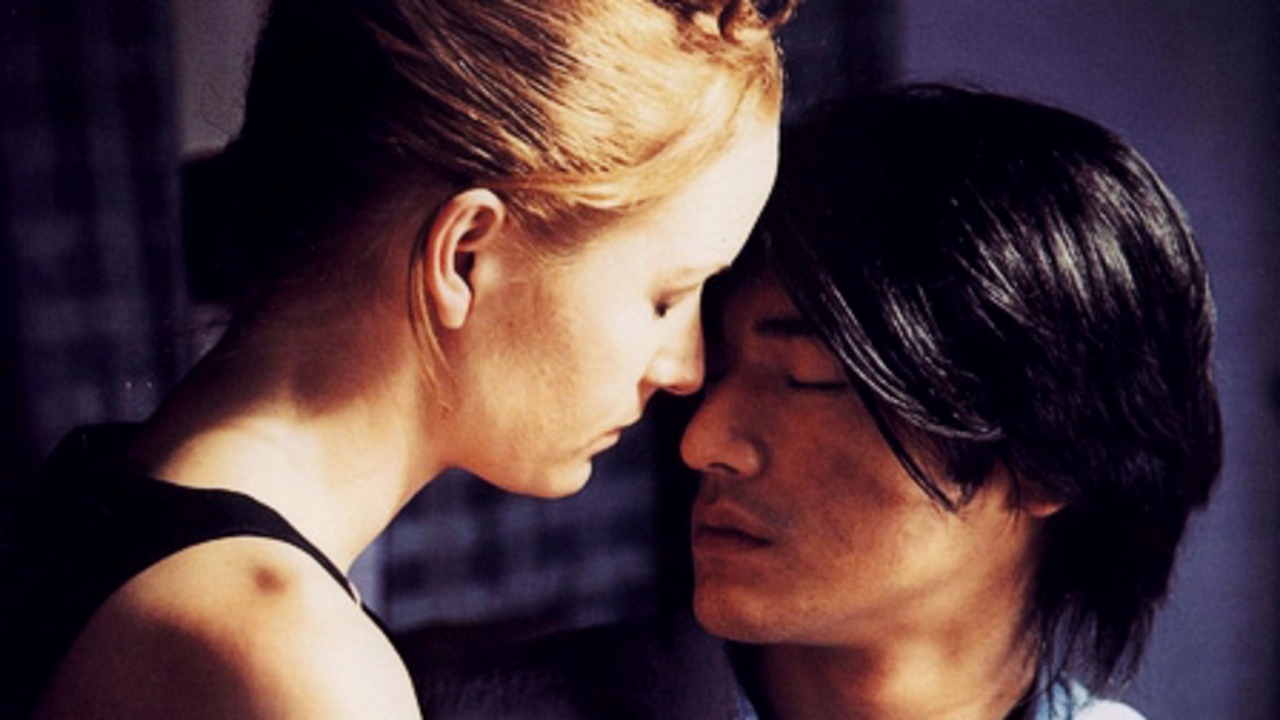 Mira Sorvino and Takeshi Kineshiro in Too Tired to Die (1998)