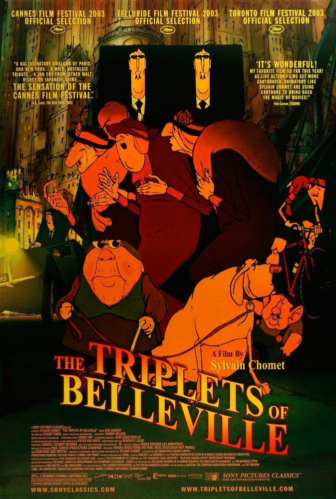 The Triplets of Belleville (2003) poster
