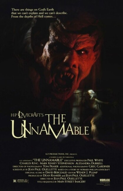 The Unnamable (1988) poster