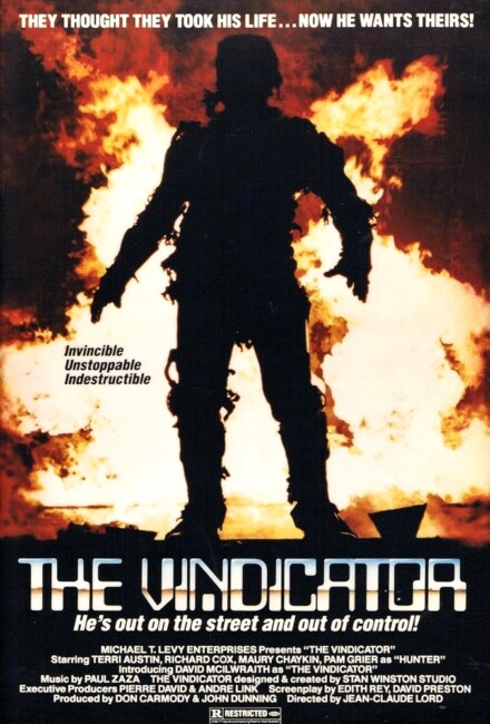 The Vindicator (1986) poster