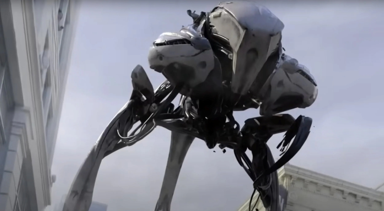 The alien tripods in War of the Worlds (2025)