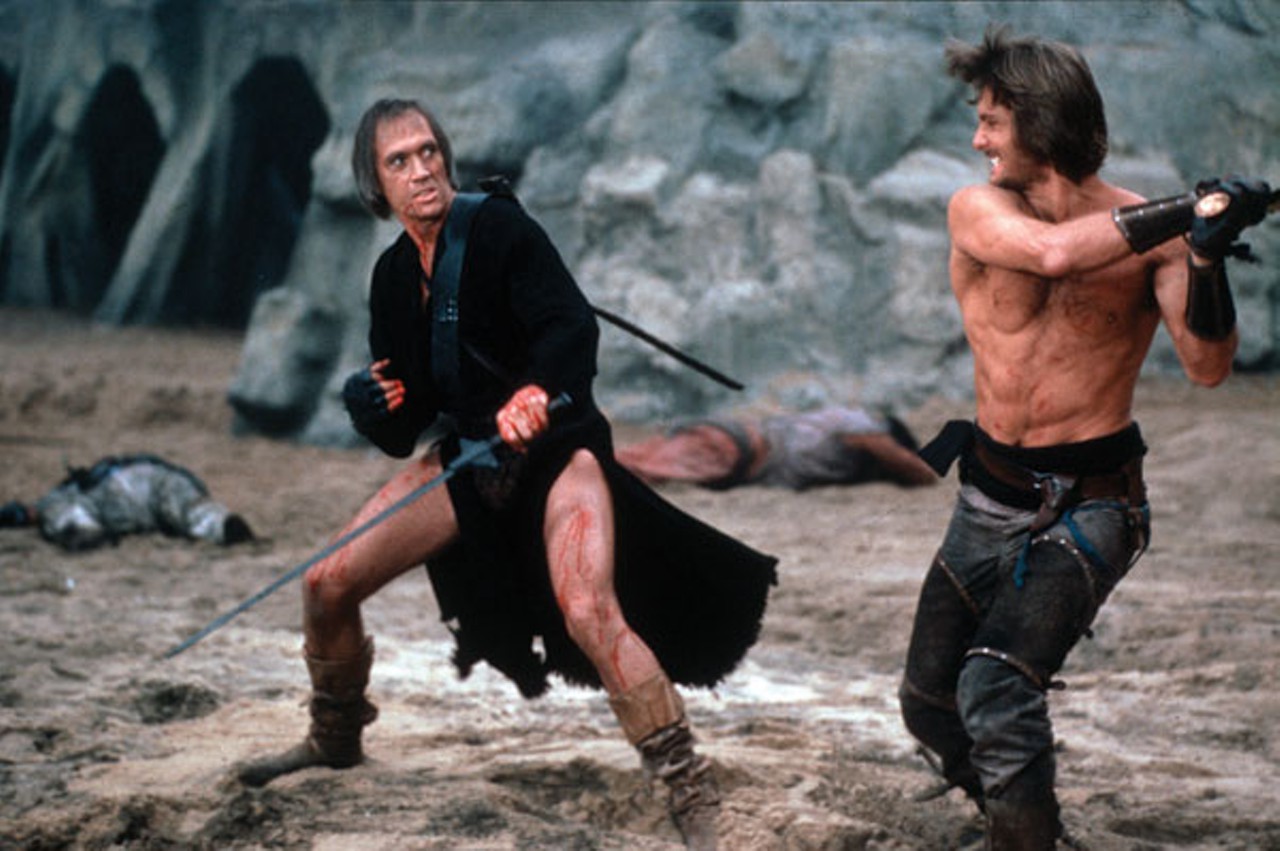 The swordsman Kain (David Carradine) in The Warrior and the Sorceress (1984)