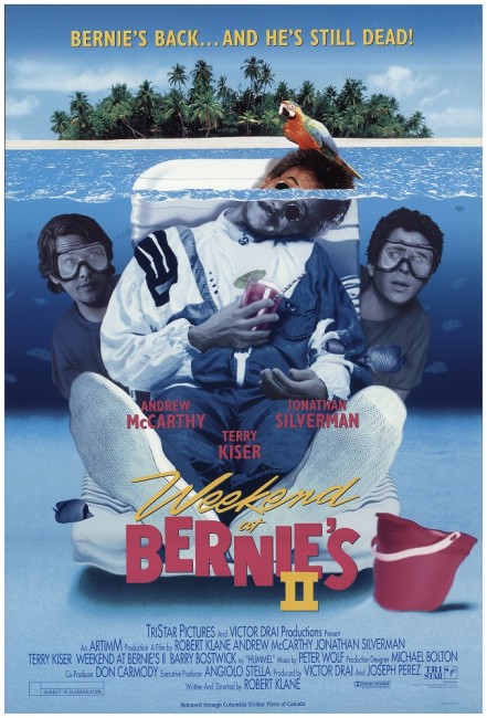 Weekend at Bernie's II (1993) poster