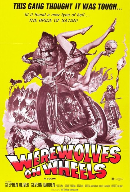 Werewolves on Wheels (1971) poster