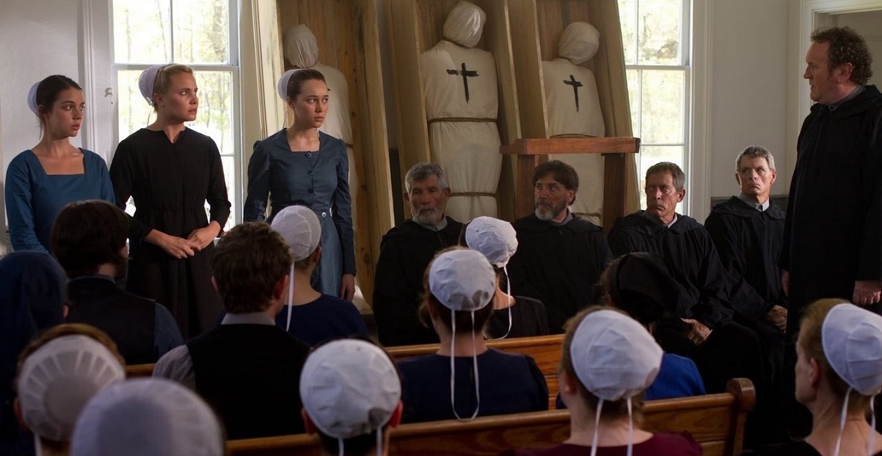 Alycia Debnam-Carey and Colm Meaney in Where the Devil Hides (2014) 