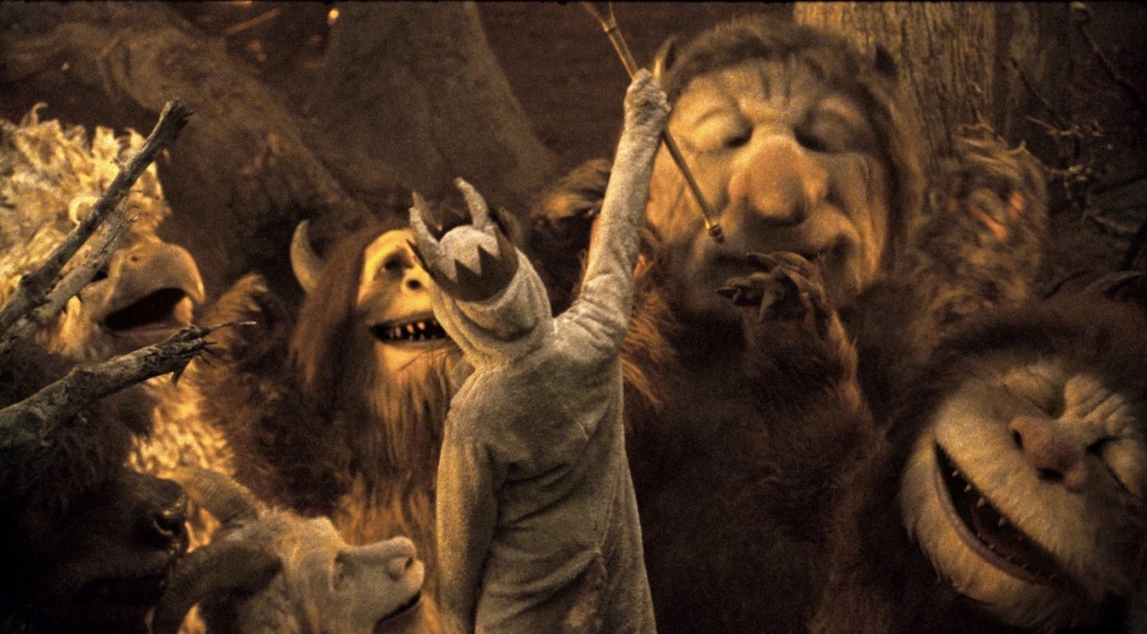 Max (Max Records) and the wild things in Where the Wild Things Are (2009)