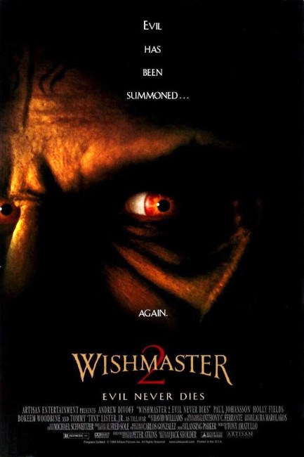 Wishmaster 2: Evil Never Dies (1999) poster
