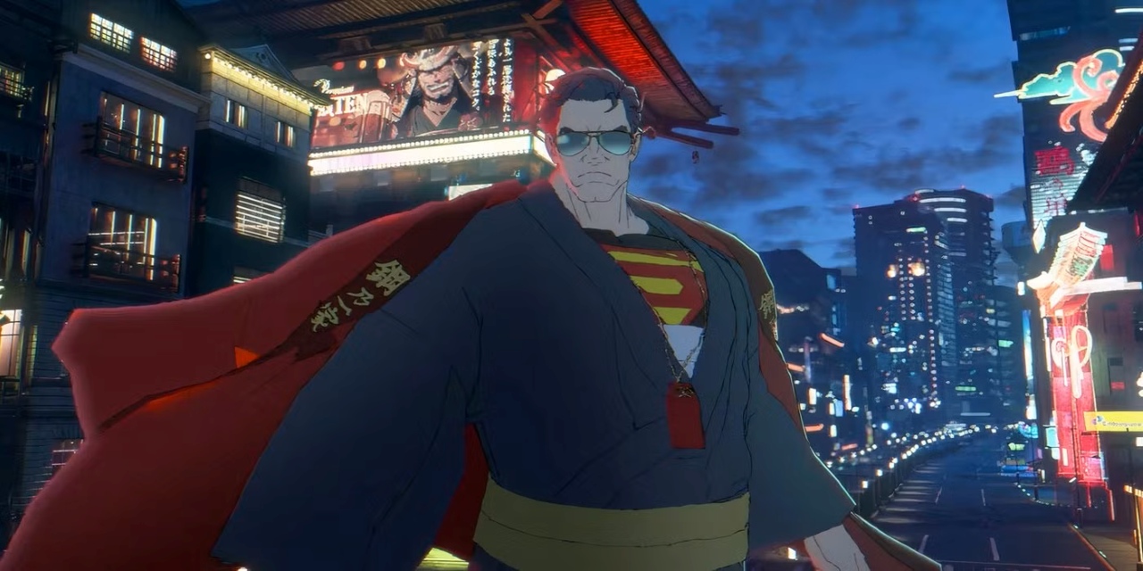 Kuraku the Man of Steel, the Yakuza Superman in Batman Ninja vs Yakuza League (2025)
