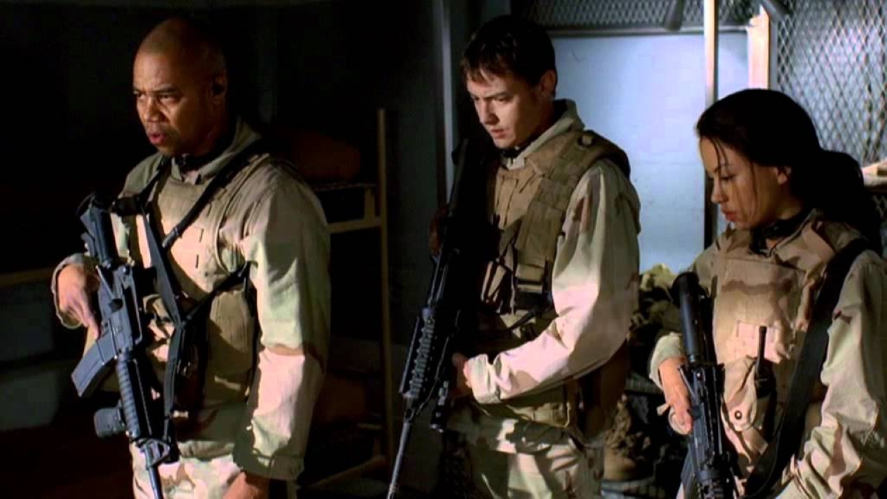 Cuba Gooding Jr, Jason London and Stephanie Jacobsen in The Devil's Tomb (2009)