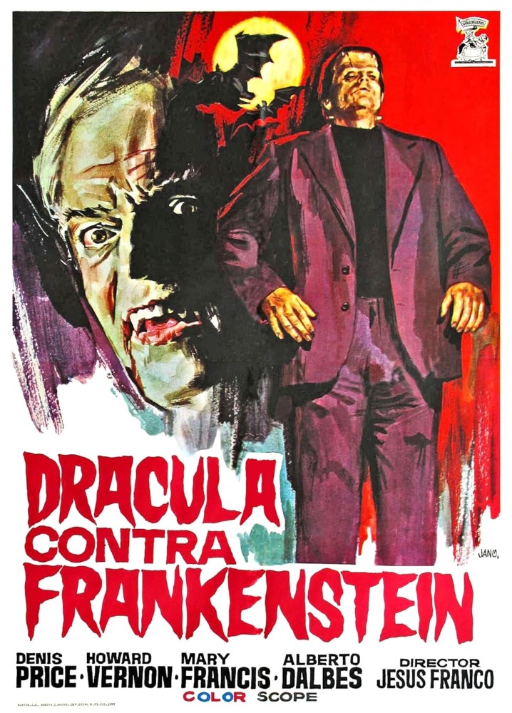 Dracula, Prisoner of Frankenstein (1972) poster