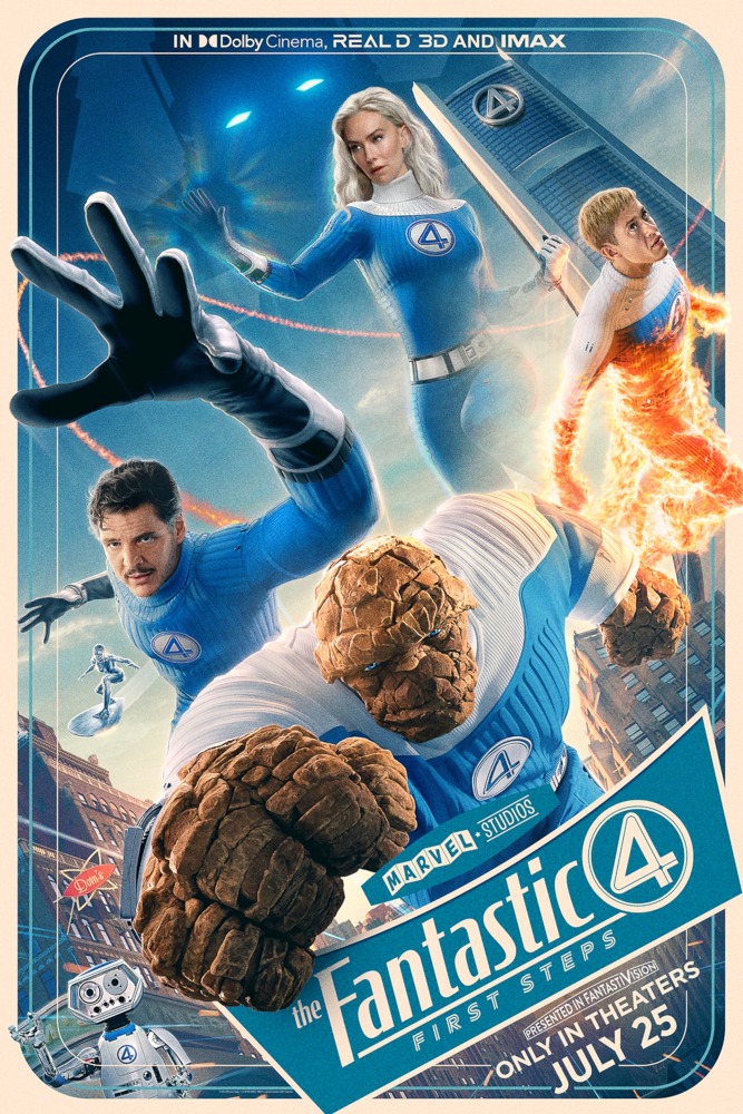 The Fantastic 4: First Steps (2025) poster