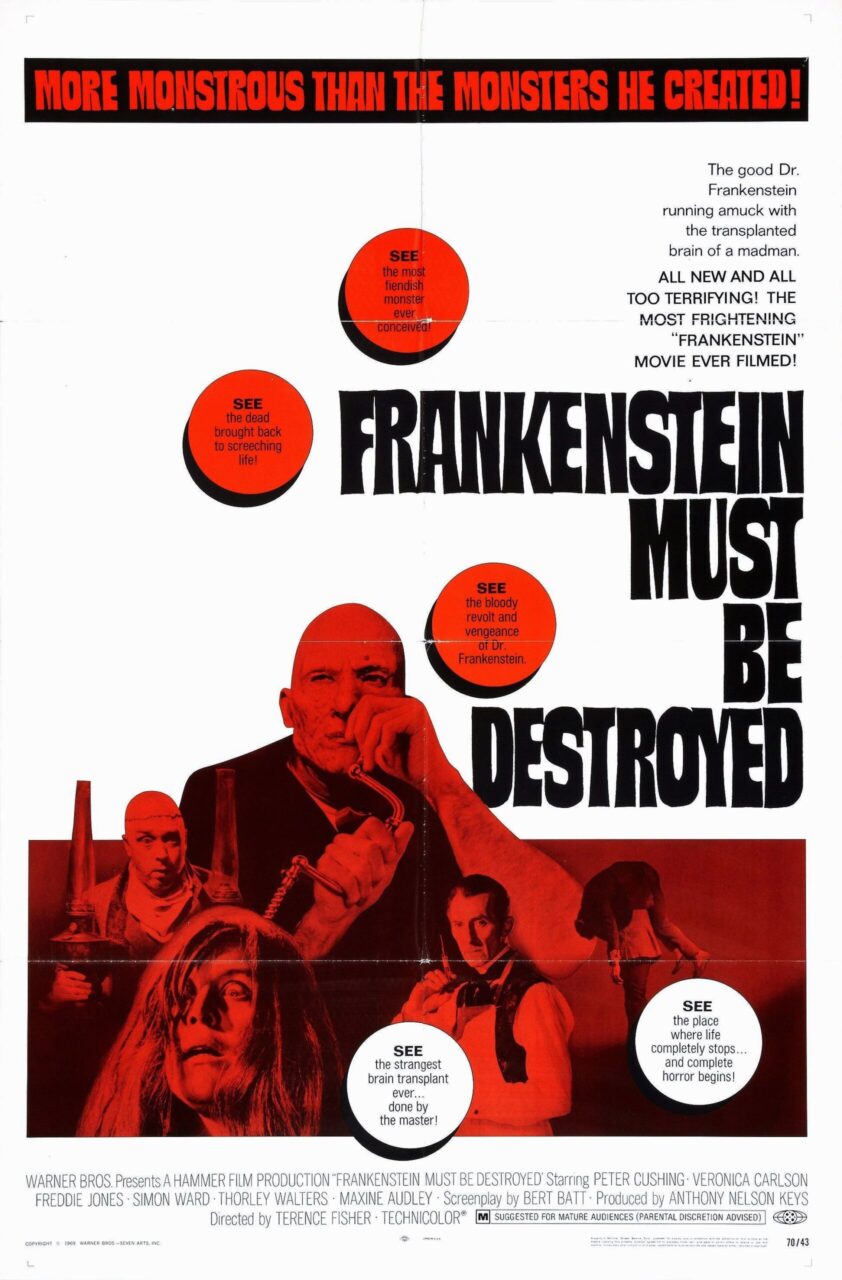 Frankenstein Must Be Destroyed (1969)