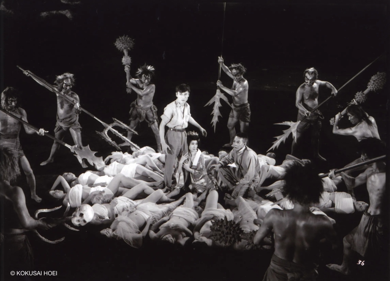 Shigeru Amachi in Hell in Jigoku (1960)