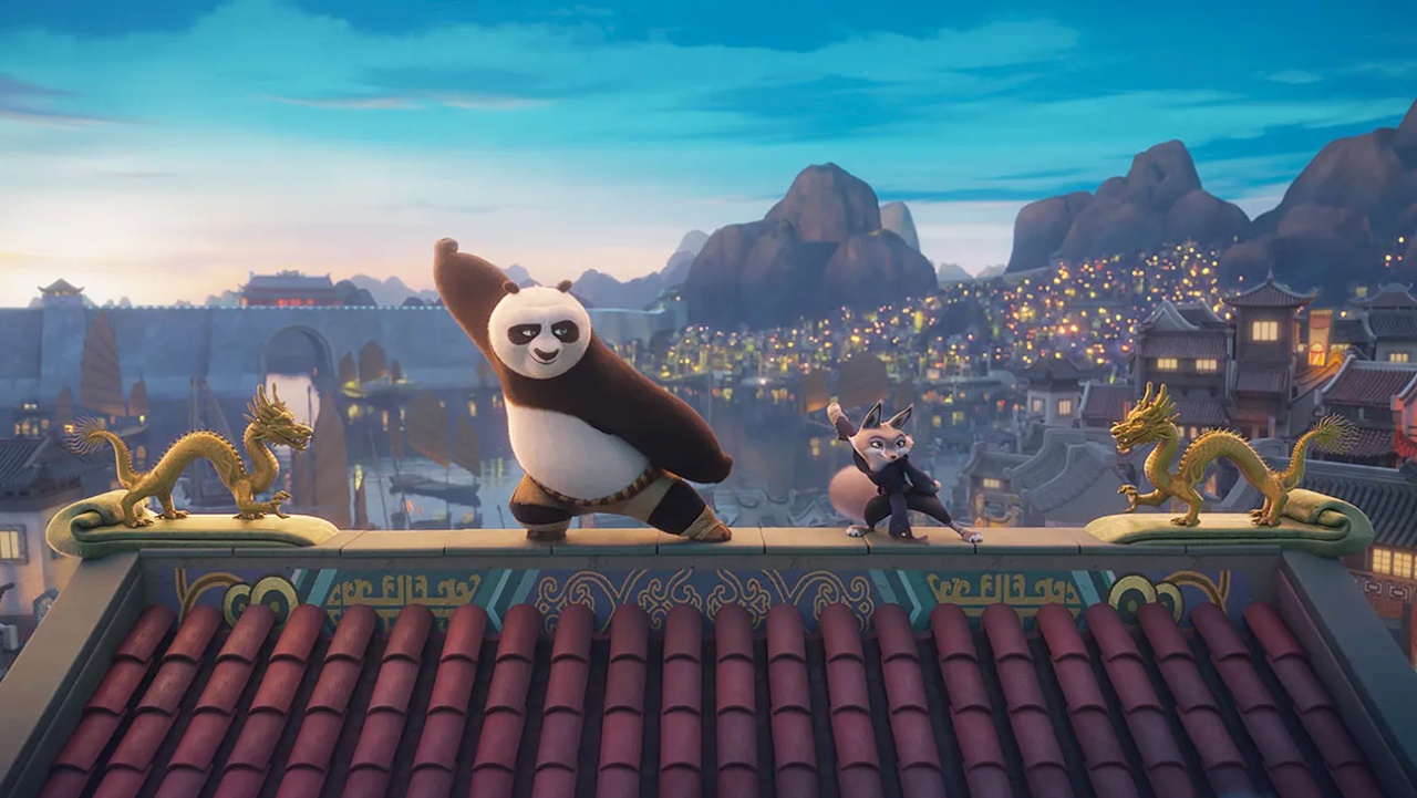 Po and Zheng in Kung Fu Panda 4 (2024)