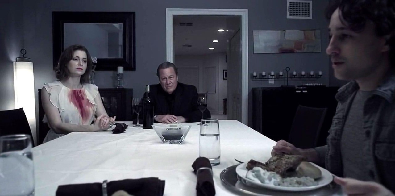 Thomas Ian Nicholas, Esme Bianco and John Heard in Living Among Us (2018)