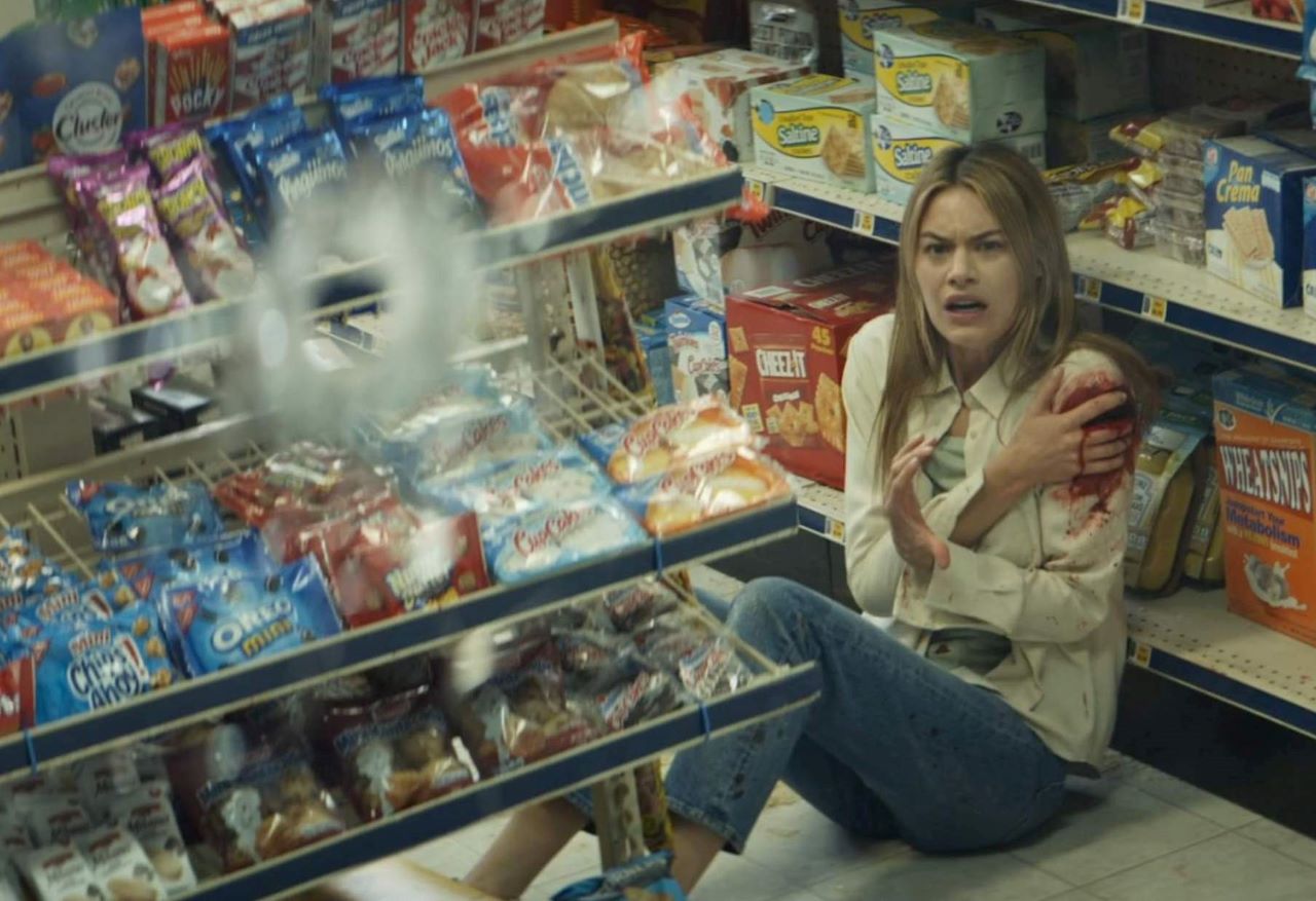 Camille Rowe in Night of the Hunted (2023)