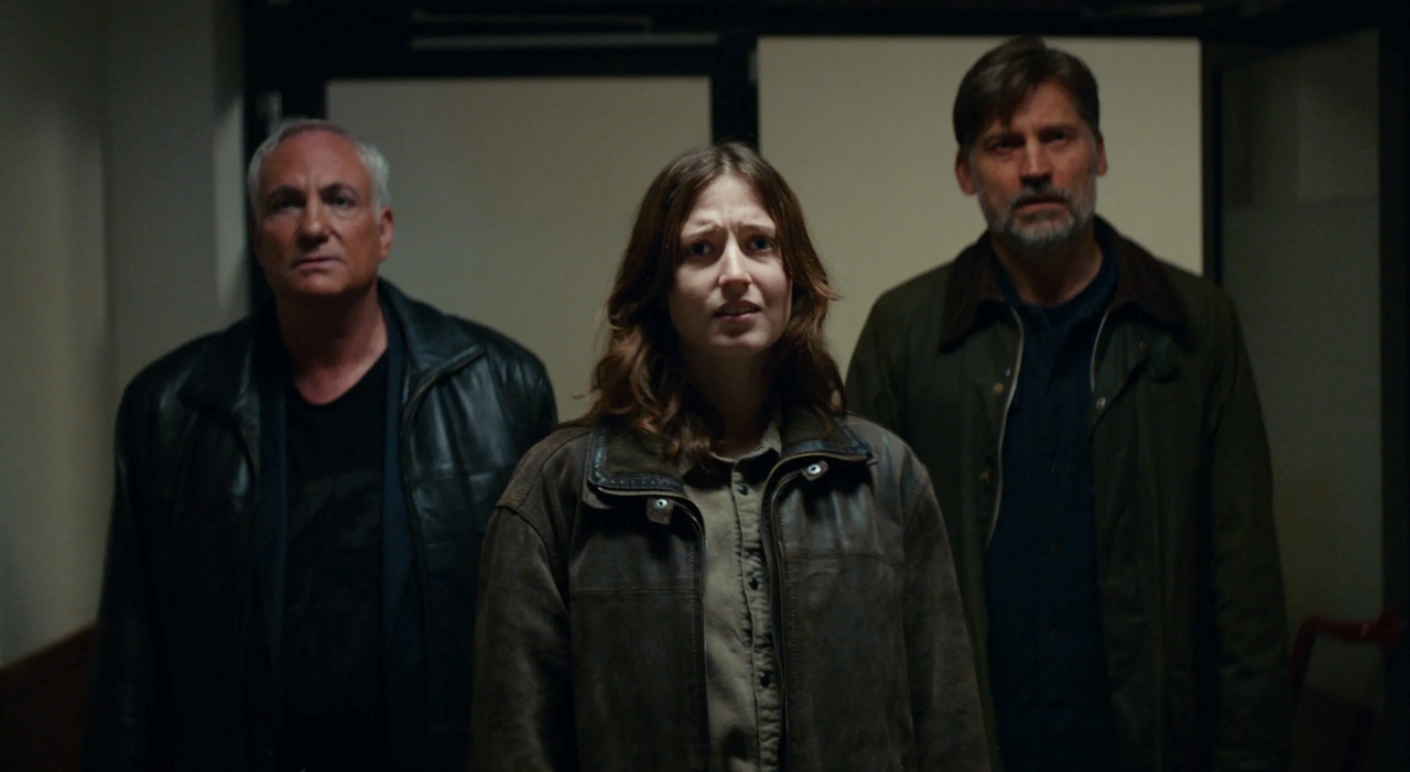 Kim Bodnia, Fanny Leander Bornedal and Nikolaj Coster-Waldau in Nightwatch: Demons Are Forever (2023)
