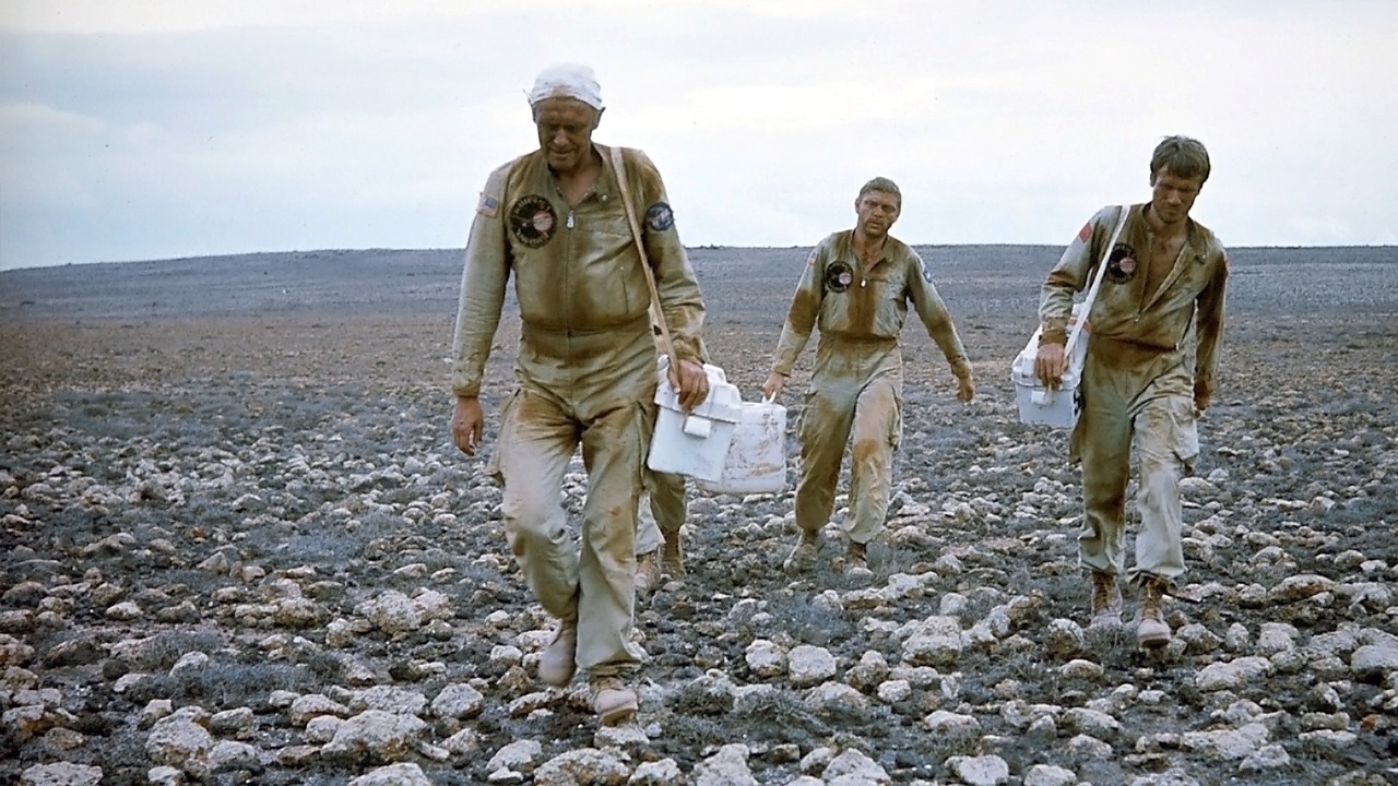 Horst Frank, Uwe Friedrichsen, Jürgen Prochnow in Operation Ganymede (1977)