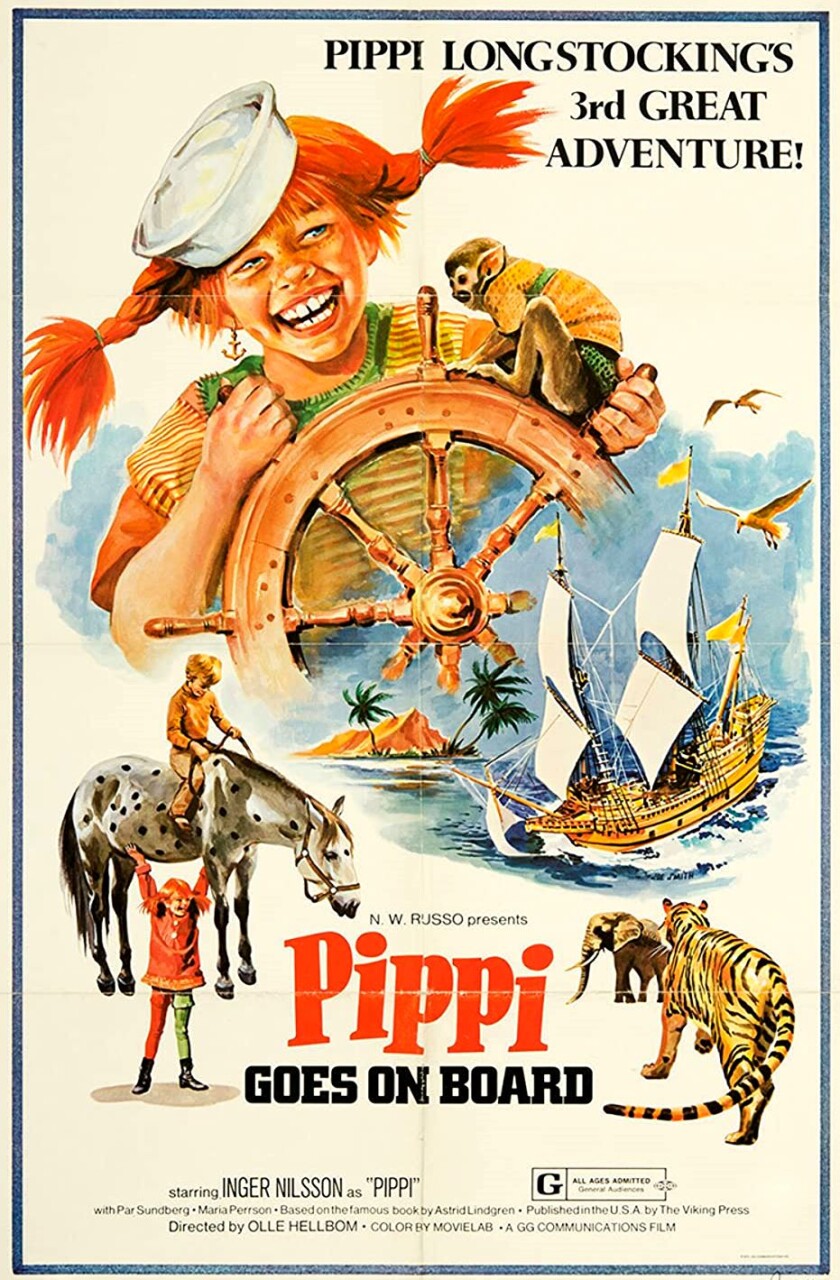 Pippi Goes on Board (1970)