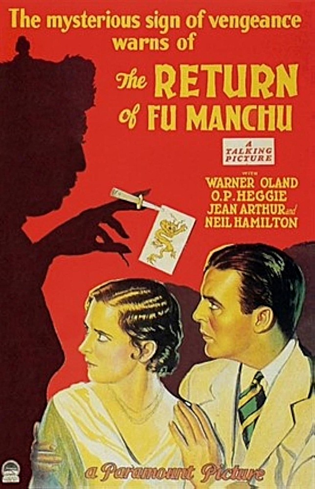 The Return of Dr. Fu Manchu (1930) poster