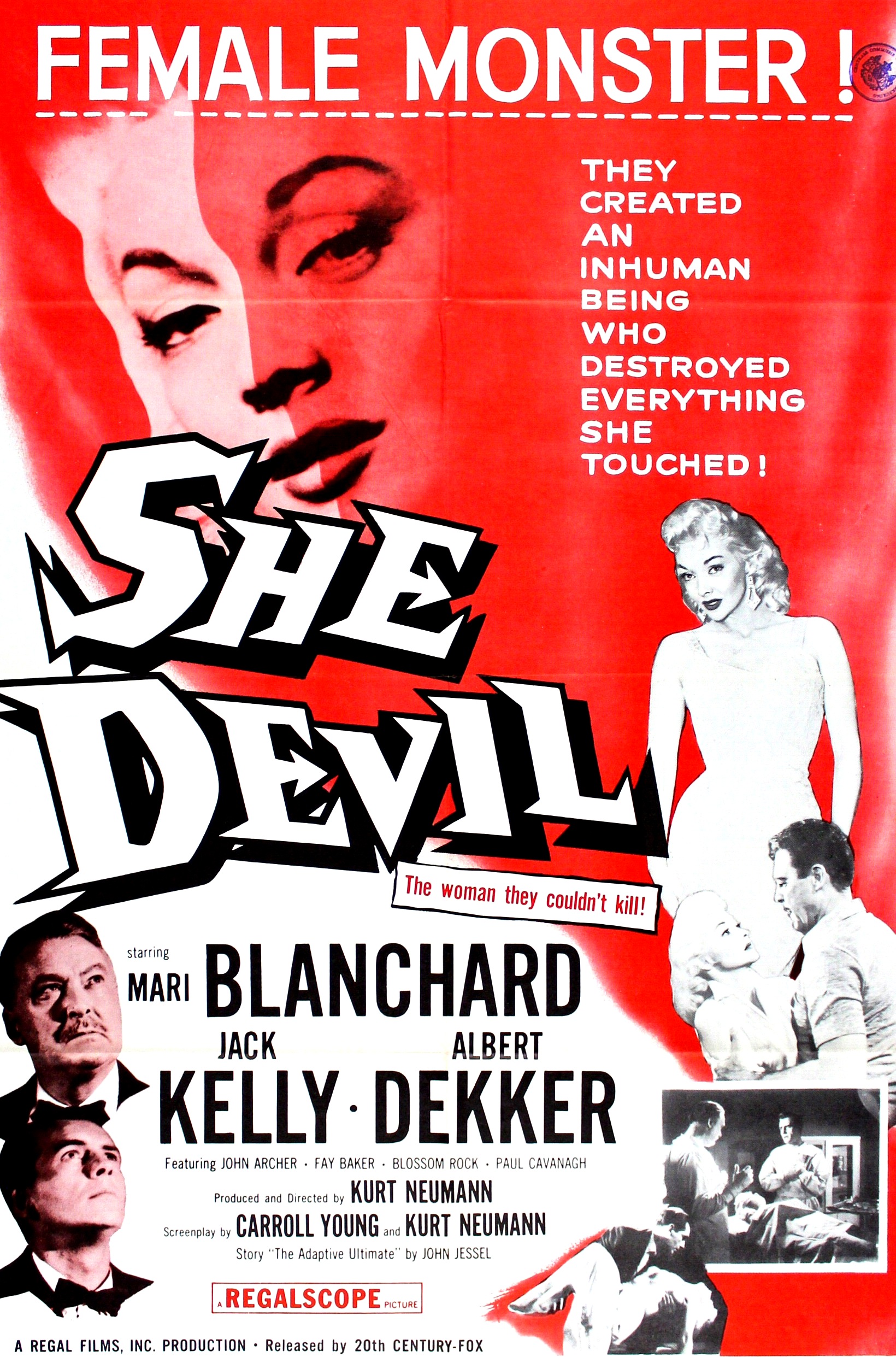 She Devil (1957) poster
