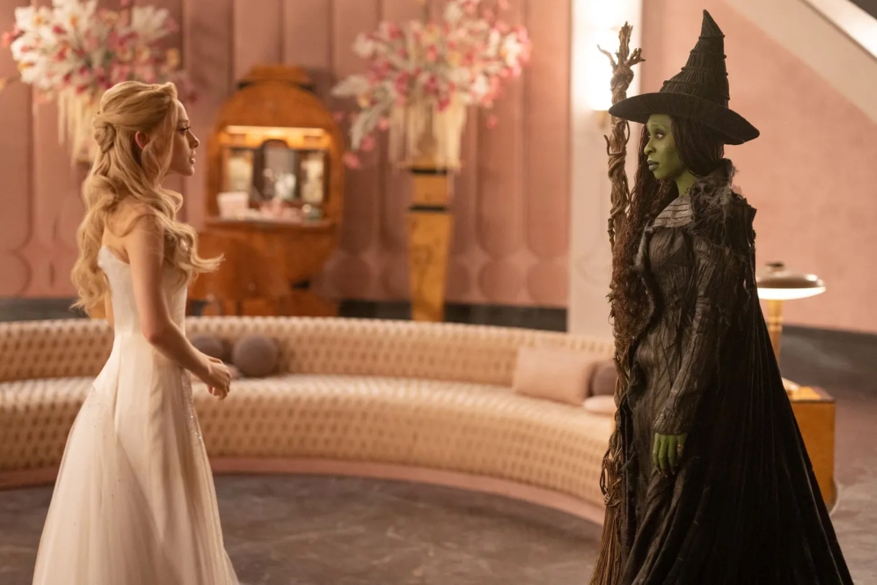 Glinda (Ariana Grande-Butera) and Elphaba (Cynthia Erivo) in Wicked: For Good (2025)
